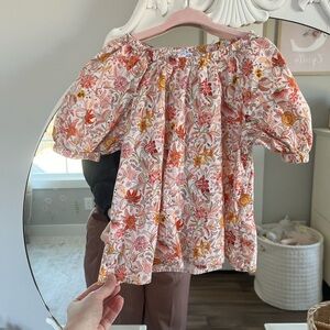 Kids J.Crew short sleeve floral top